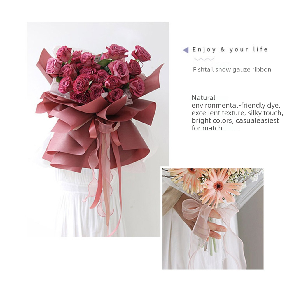 2 stuks Bloemist Visstaart Gaa - Florist Supply Ribbon recensie en prijs