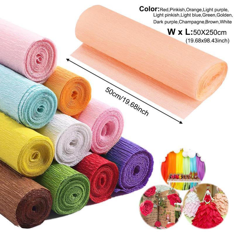 50x250 cm Gekleurde Crêpe Papi - Flower Wrap Kraft recensie en prijs