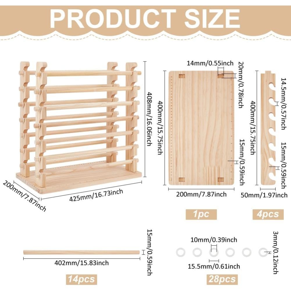 Houten lintendoos met twee rij - Florist Supply Ribbon recensie en prijs