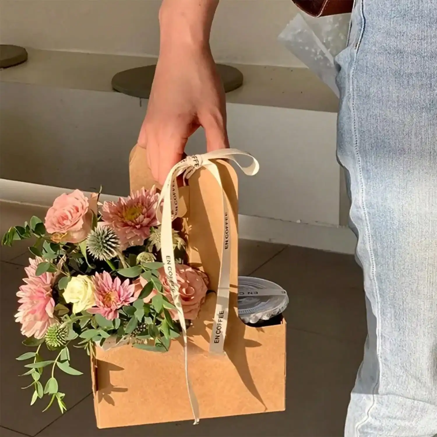 Kraftpapier Bloemboeket Cadeau - Flower Wrap Kraft recensie en prijs