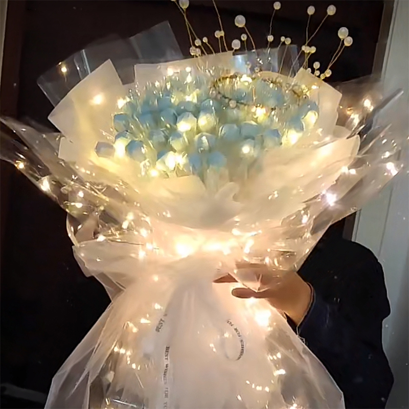 60X60Cm Led Lichtgevende Bloem - Flower Wrap Kraft recensie en prijs