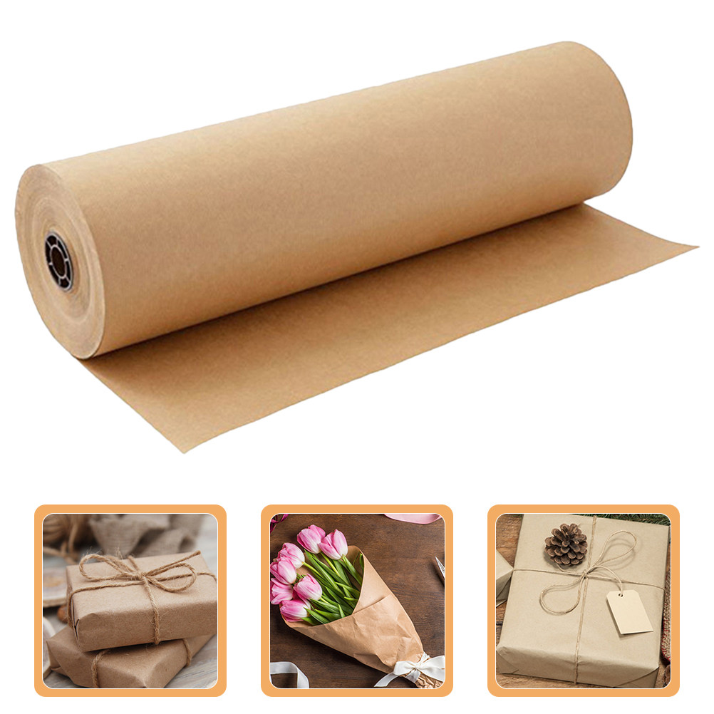 2 Rollen Kraftpapier Rol Multi - Flower Wrap Kraft recensie en prijs