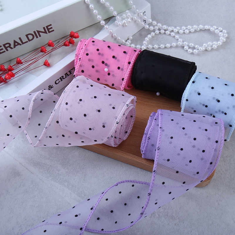 50 Yards Gaas met Stippen Deco - Florist Supply Ribbon recensie en prijs