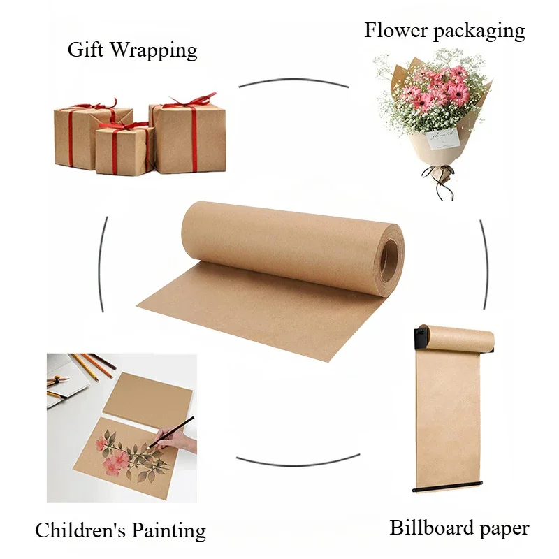 YITAPE 30cm*5M Bruine Kraftpap - Flower Wrap Kraft recensie en prijs
