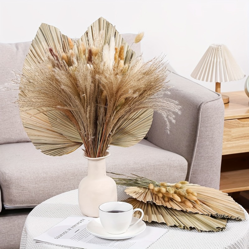 105 stuks gedroogde pampasgras - Palm Leaf Dried recensie en prijs