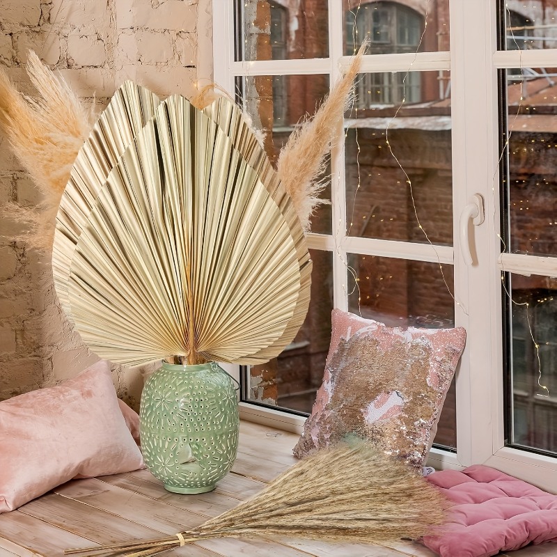 105 stuks gedroogde pampasgras - Palm Leaf Dried recensie en prijs
