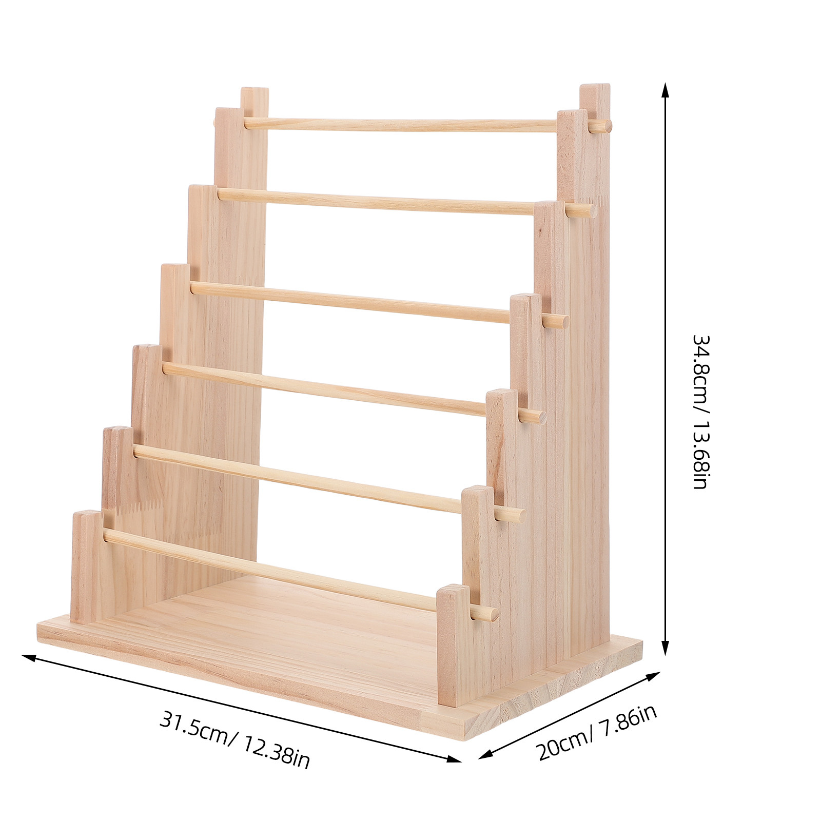6-laags houten lintenopbergrek - Florist Supply Ribbon recensie en prijs