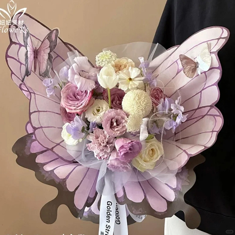 24 Stuks Vlindervleugels Vorm  - Flower Wrap Kraft recensie en prijs