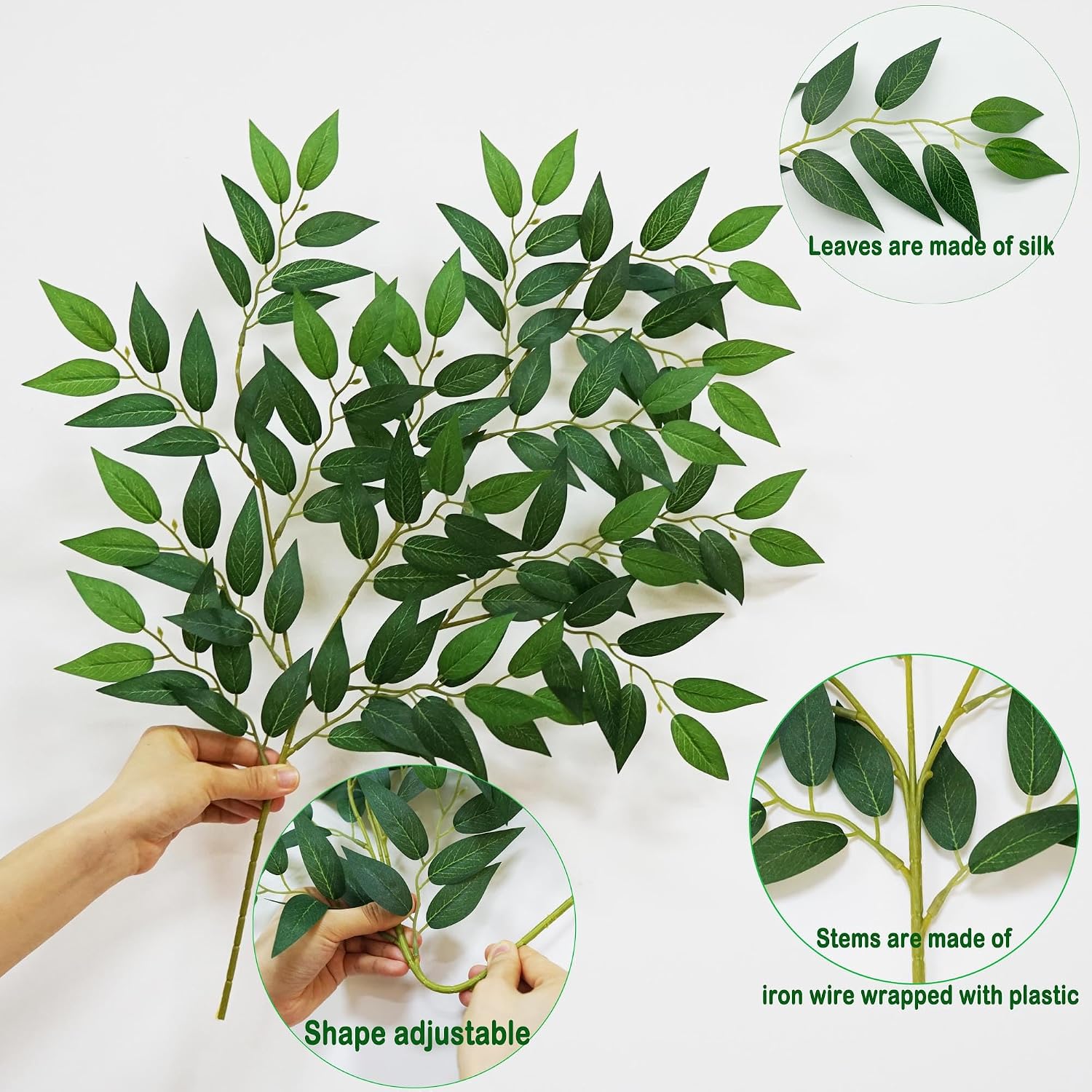 130 stuks 68 cm kunstmatige It - Ruscus Stem Faux recensie en prijs