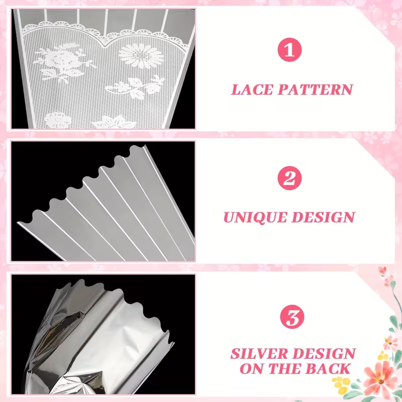 100 stuks kanten print transpa - Florist Supply Ribbon recensie en prijs
